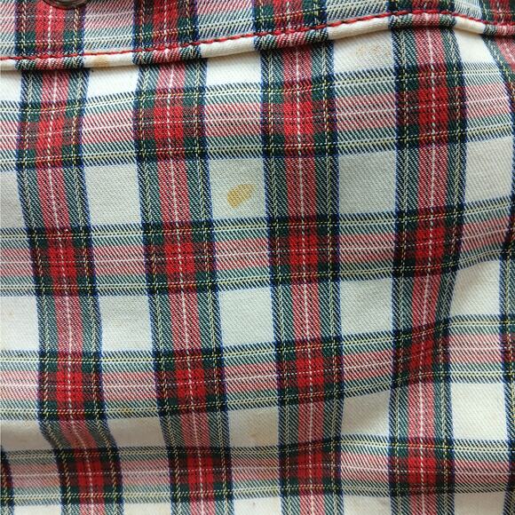 Vintage Tommy Hilfiger Plaid Drawstring Bucket Bag Shoulder Y2K Purse Red White - Picture 4 of 10